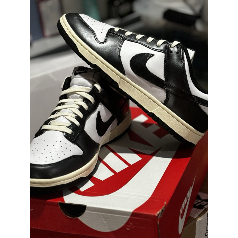 Nike Dunk Low PRM White/Black-Coconut Milk (FQ8899 100) WMNS 11.5/MNS 10 NEW - Picture 2 of 13